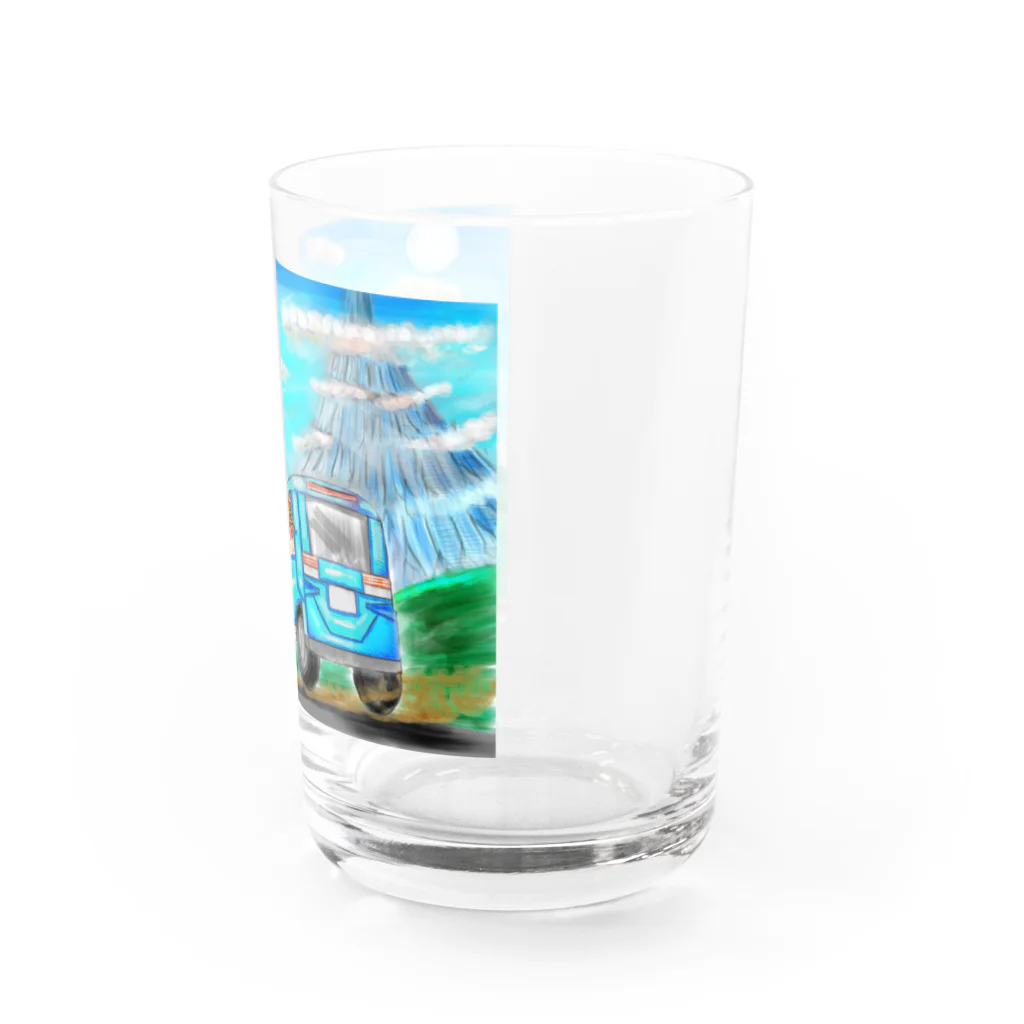 G コロニアルののどかなドライブ Water Glass :right