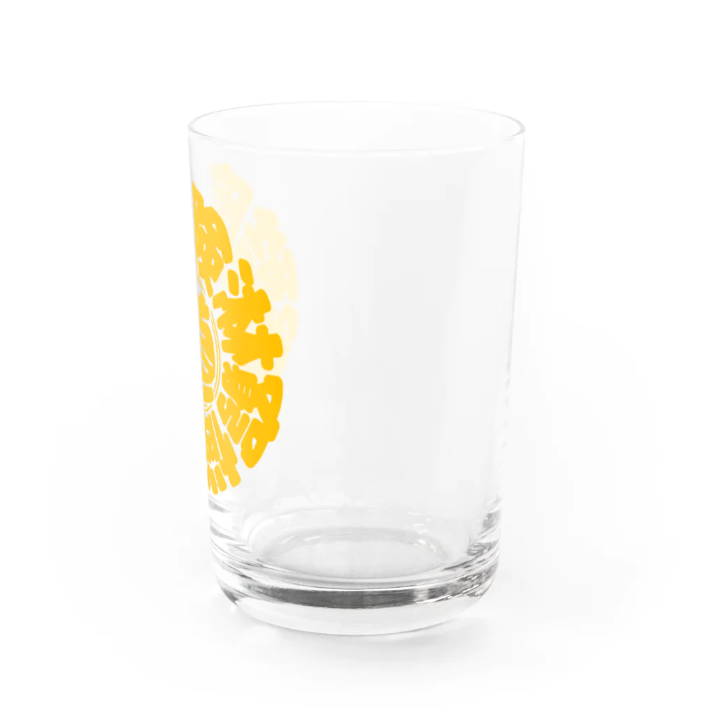 YURAI vpaの冒険道ロゴ入りアイテム(y) Water Glass :right