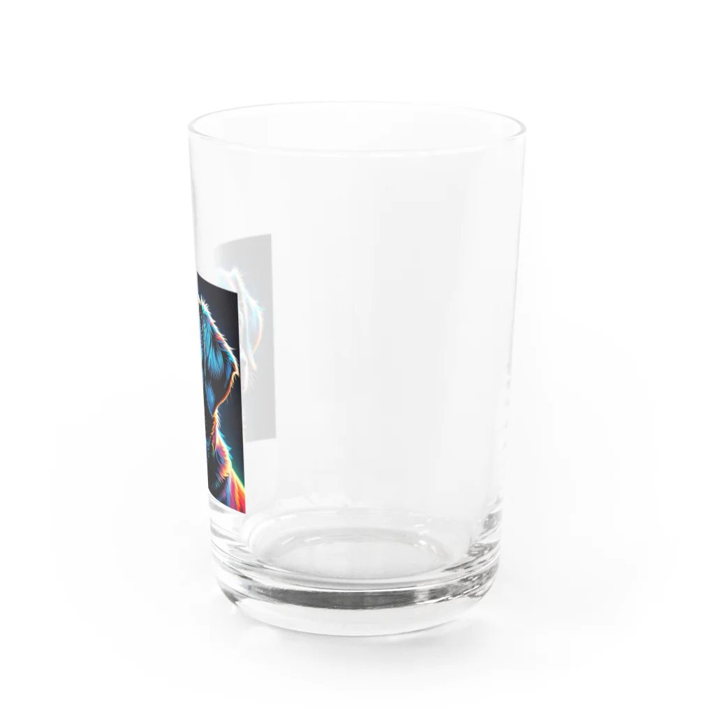 dcgnori／ワンコ画像のプリズムシャドードッグ Water Glass :right