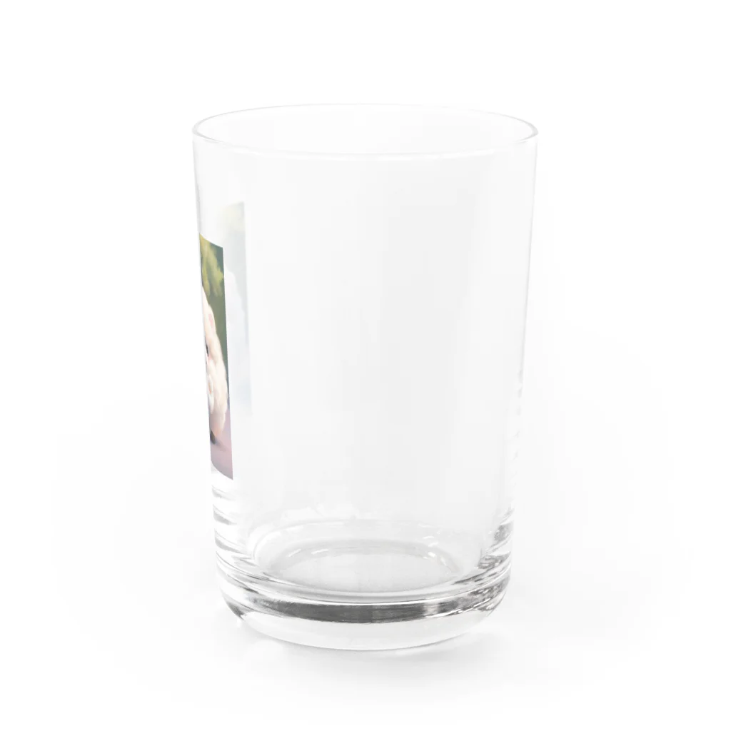 dcgnori／ワンコ画像のモフモフワンコ玉 Water Glass :right