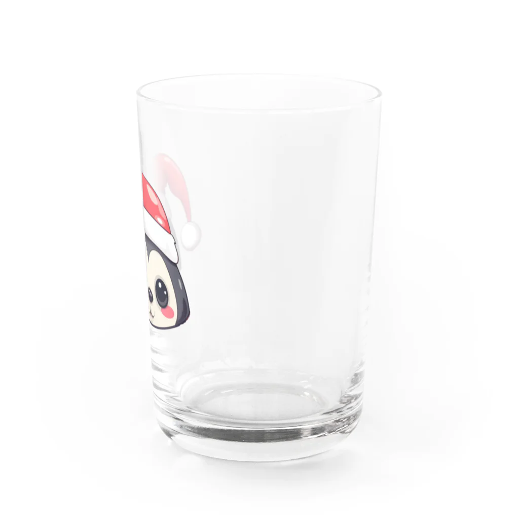 MistyStarkのペンギン犬顔 Water Glass :right