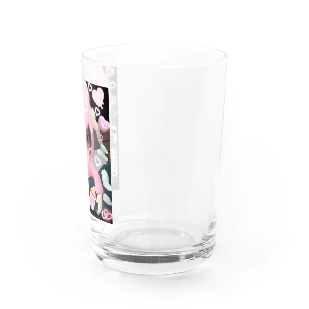 🎀miruchan land🎀🍼©️公式ショップの🎀眠りんこmiru🎀🍼 Water Glass :right