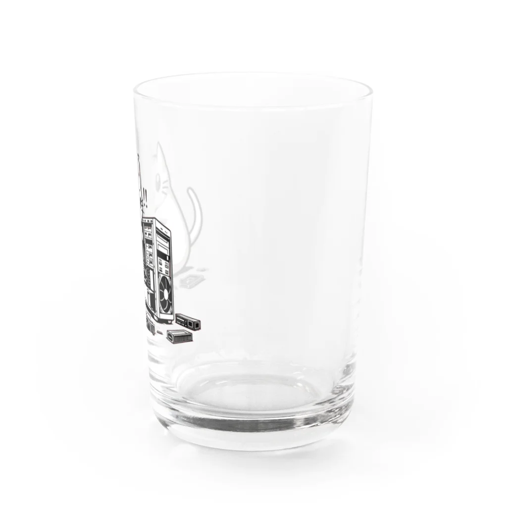 Kalytero グッズ制作部のPCクラッシャー猫 Water Glass :right