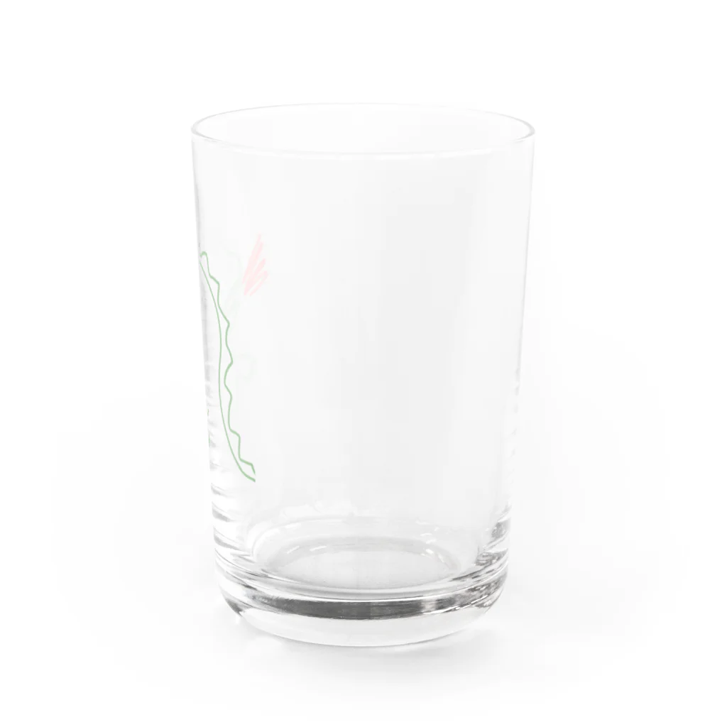 ころころぱんだの【1000人記念】がおーすたんぷ Water Glass :right