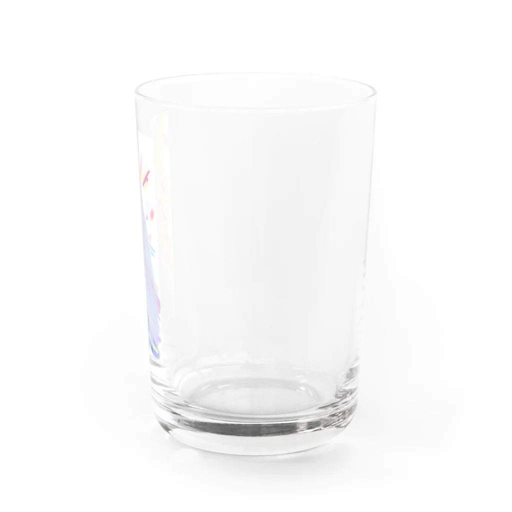 k..m 8888のスピリチュアルアートm..k1111 Water Glass :right