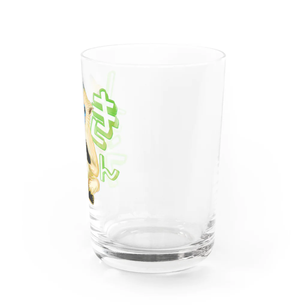 LalaHangeulのキンシコウ(金絲猴) Water Glass :right