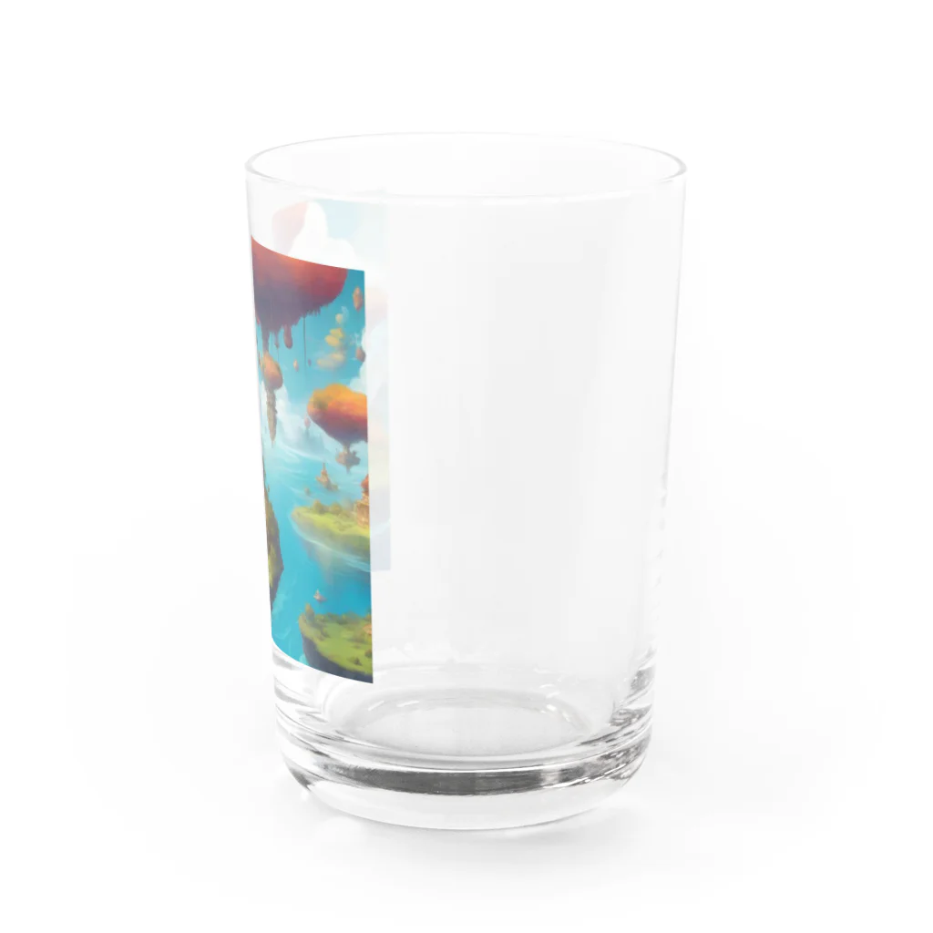 G7のショップの 幻想の浮遊アイランド コレクション（Fantastical Levitating Islands Collection） Water Glass :right