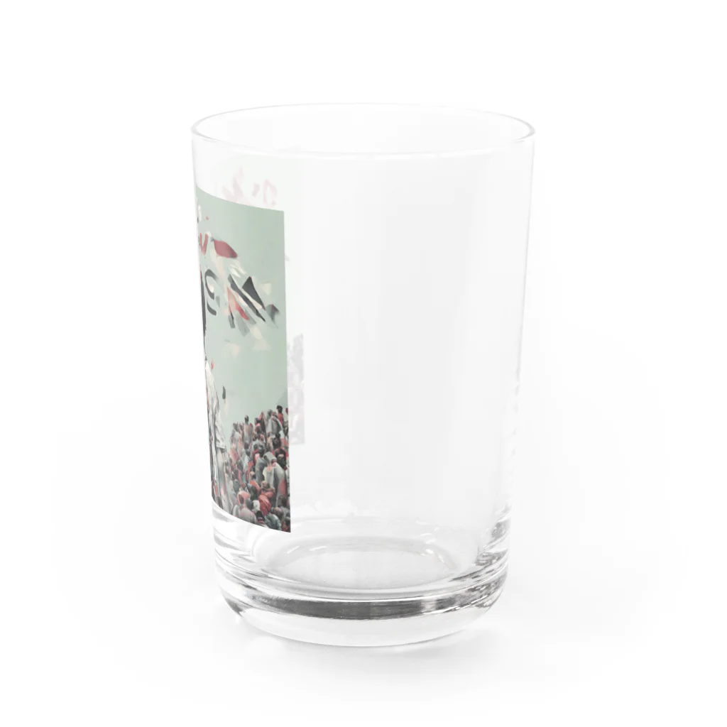 底辺の底辺好きな事を気ままに…。の平和 ウエヲムイテアルコウ。 Water Glass :right