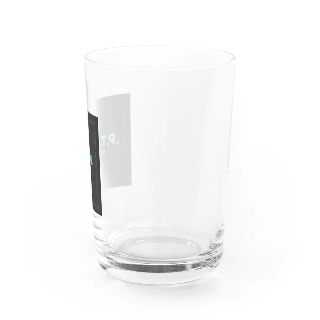 .P.T.I.N. HIKEの.P.T.I.N. HIKE - SQUARE LOGO BLACK Water Glass :right