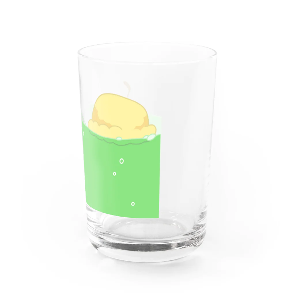 とんばぼ商店のメロンソーダのうみ Water Glass :right