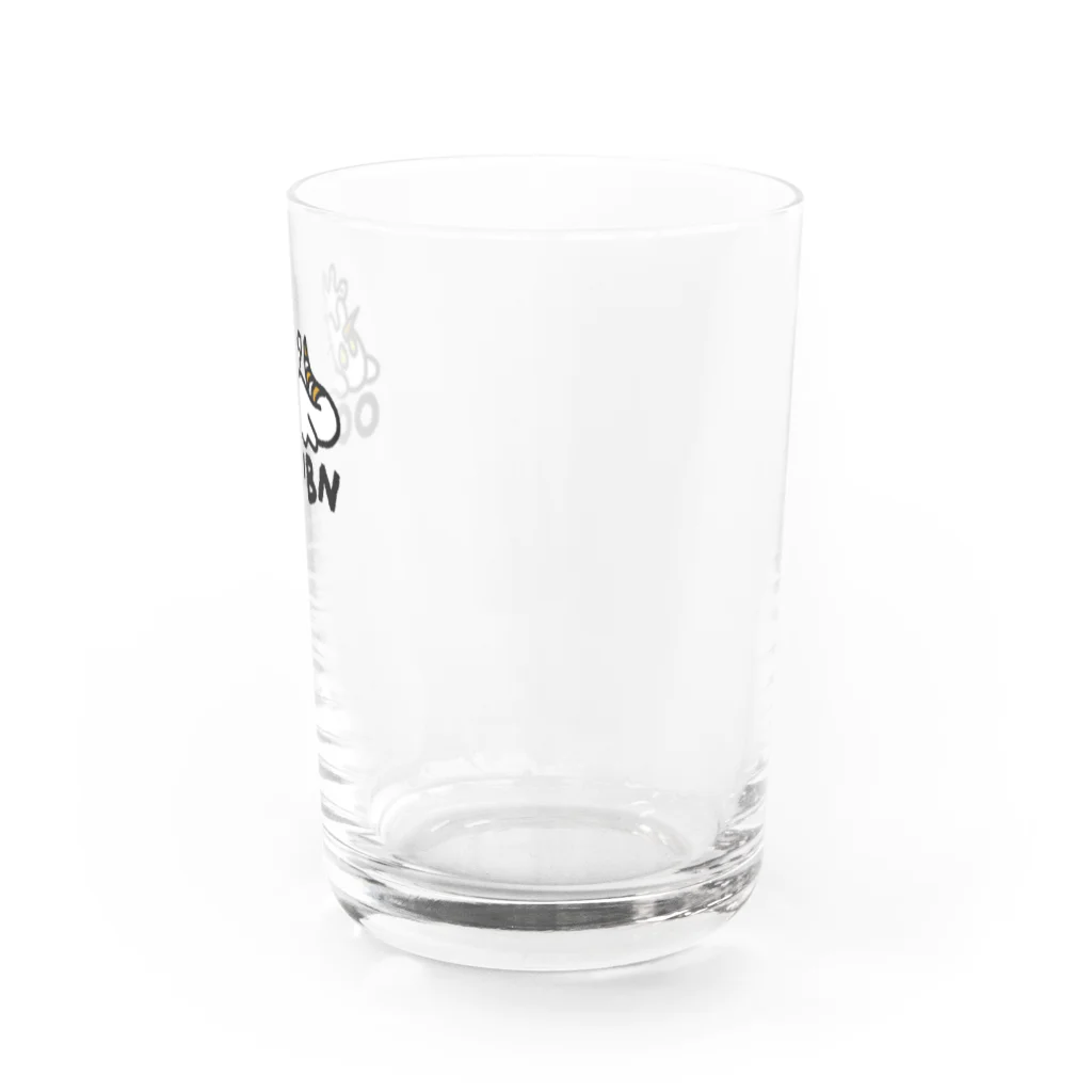 清く正しく美しくsuzuri支店のたれオオオバナ Water Glass :right
