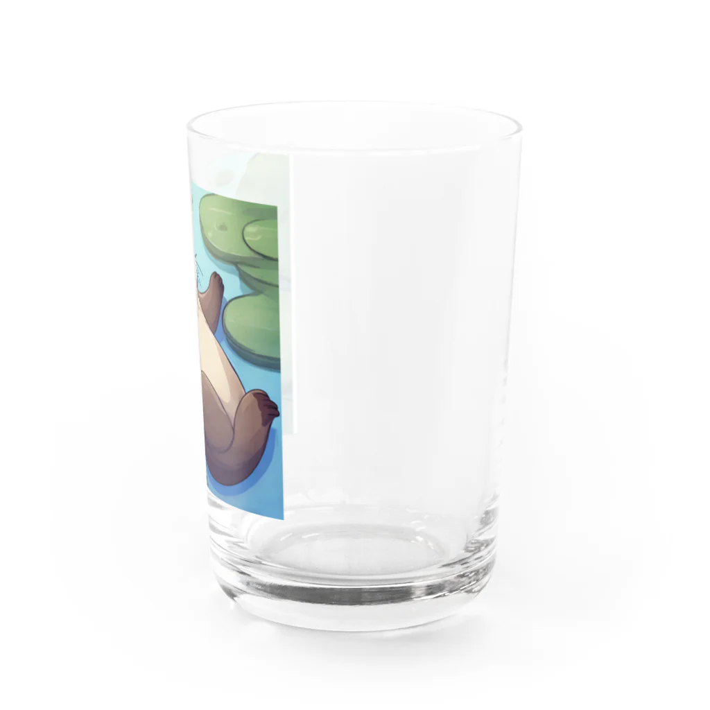 TADの部屋のフニャフニャカワウソくん Water Glass :right