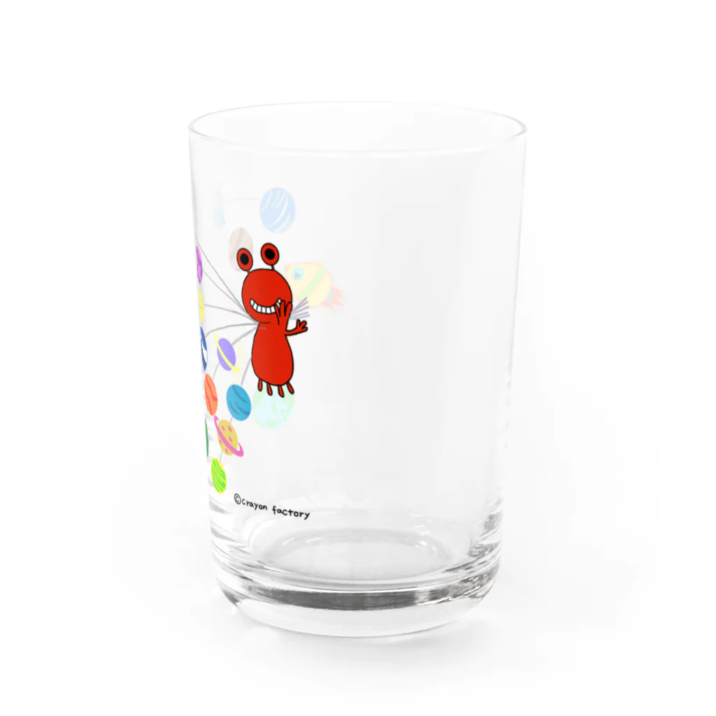 クレヨン工房の宇宙泥棒 Water Glass :right