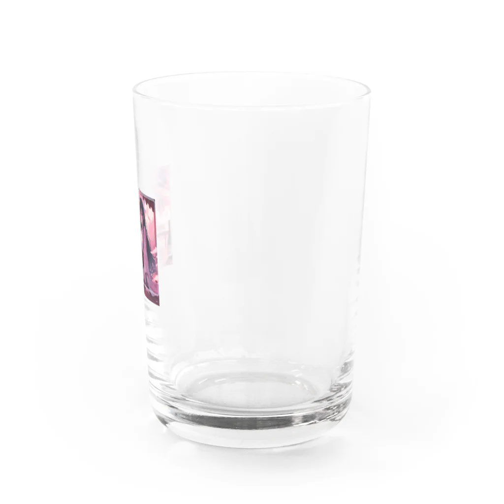 残月鉄道　Remaining Moon Railwayの銘酒残月 Water Glass :right