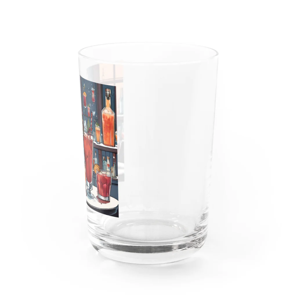 ReoReo-Artの冬のカクテルシリーズ Water Glass :right