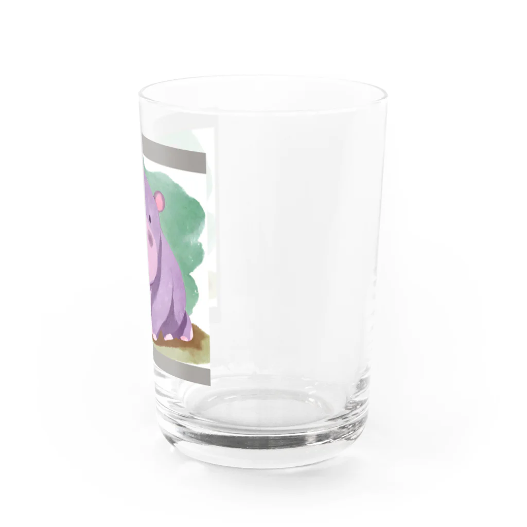 nvnのカバさん Water Glass :right