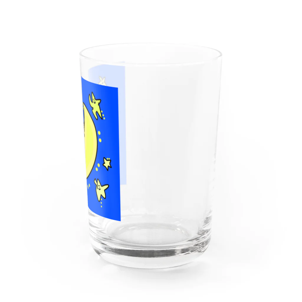 Number.14の月夜に歌うネコ Water Glass :right