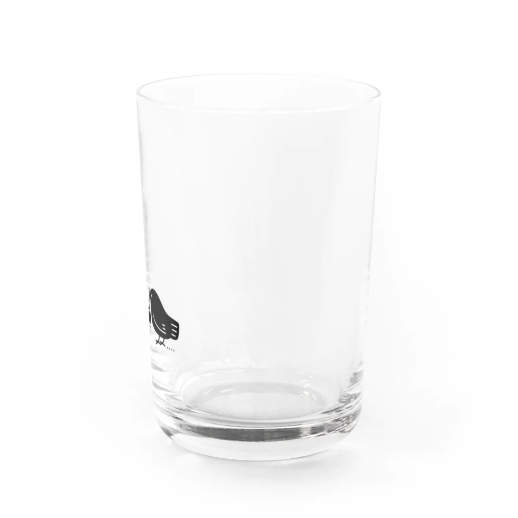 イラスト MONYAAT のワンポイント　みつぐとり Water Glass :right