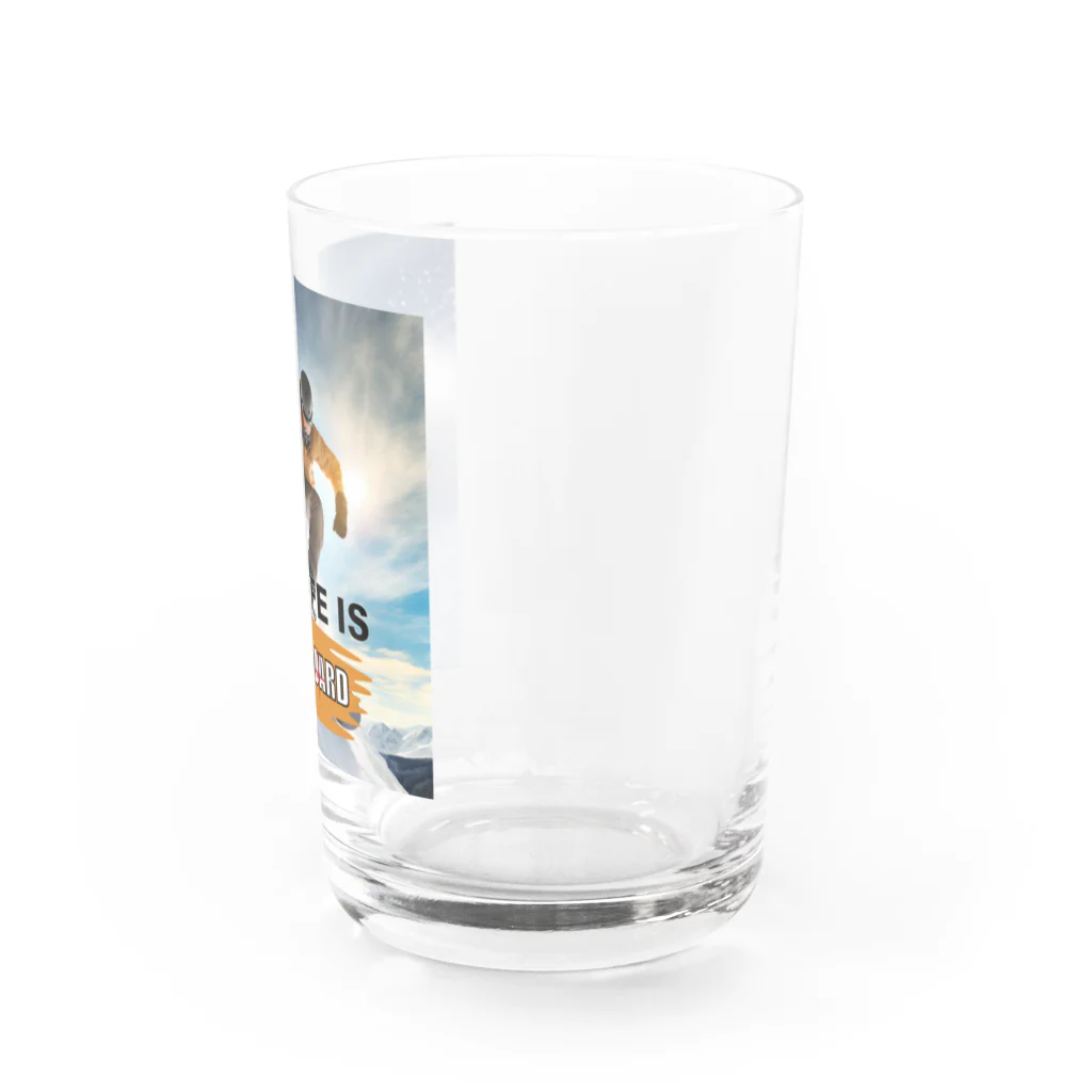 ArtDesignWorksのスノーボードスポーツ Water Glass :right