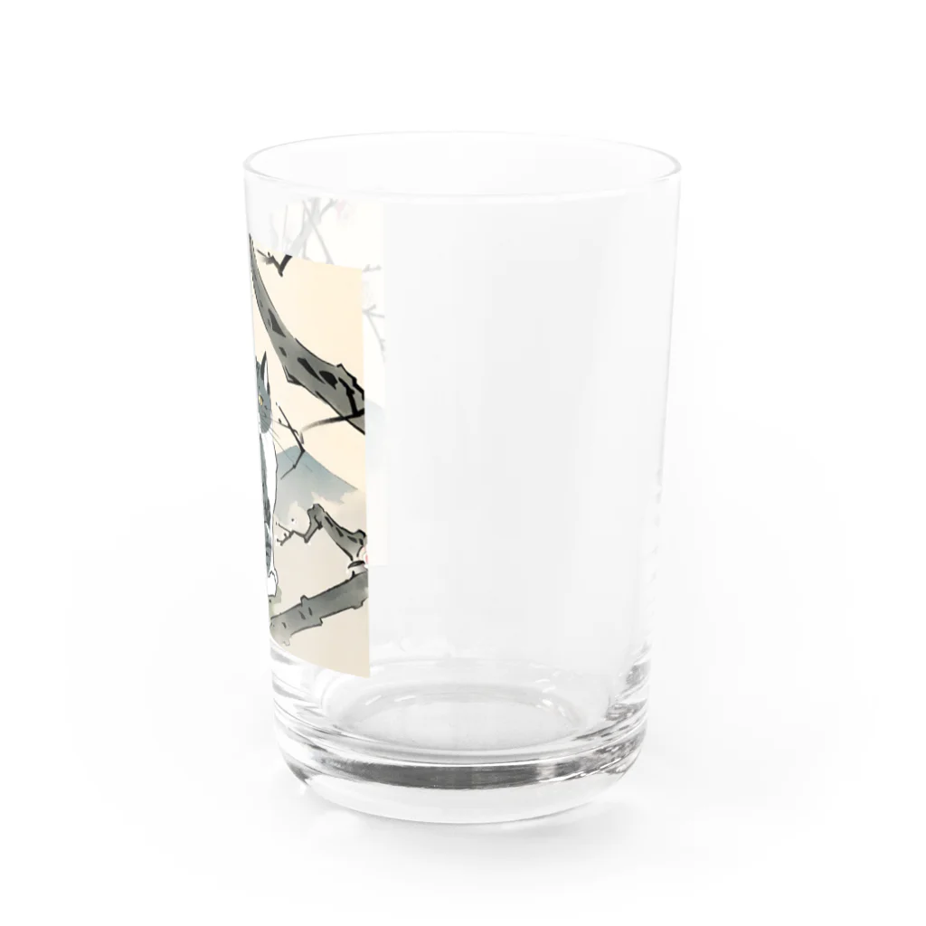 浮世絵デパートの浮世絵猫 Water Glass :right