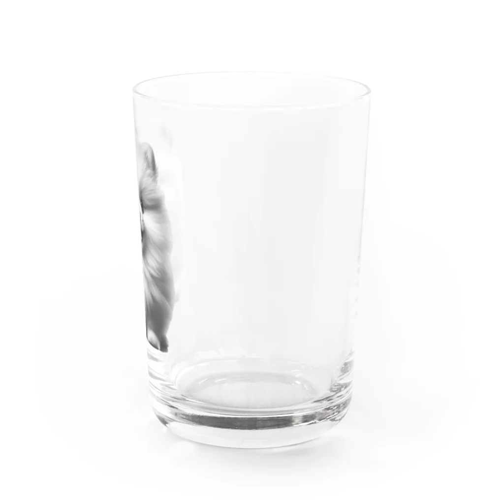 chikyunoutageのポメラニアンlove Water Glass :right