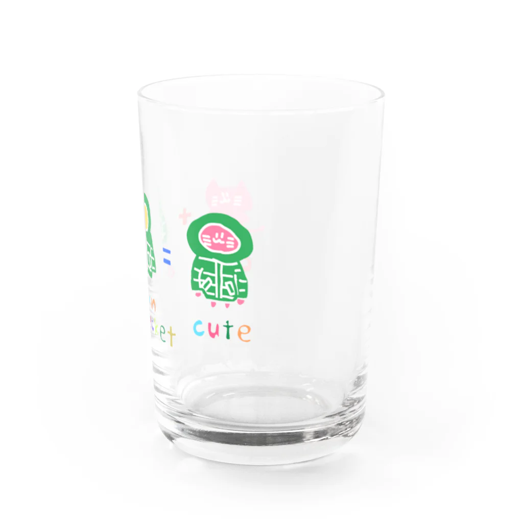 247_Zsのcute cat カラフル Water Glass :right