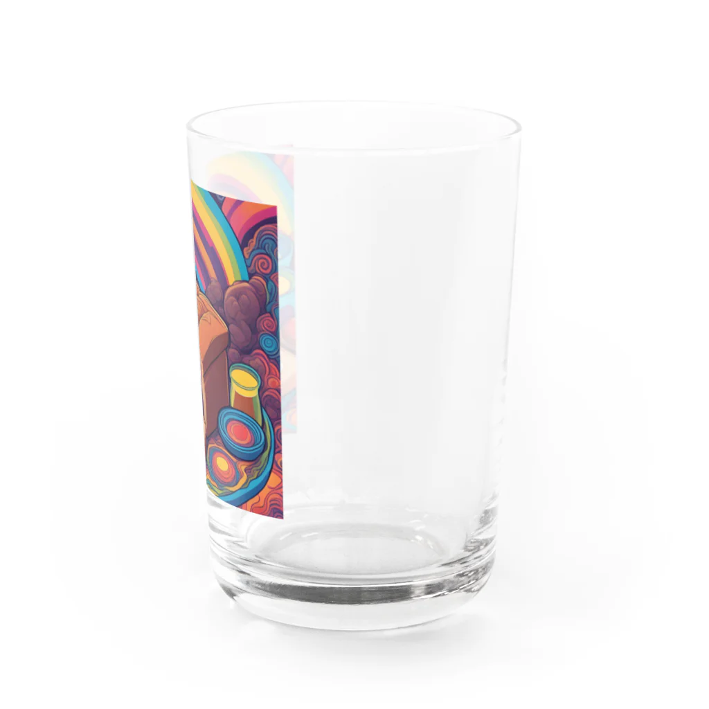 PSYCHEDELIC ARTのPSYCHEDELICパン Water Glass :right