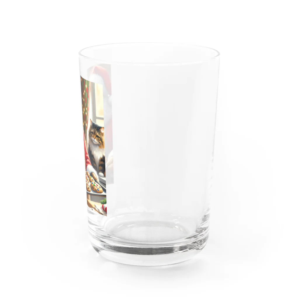 Chee & MarkusのChristmas Baking Water Glass :right