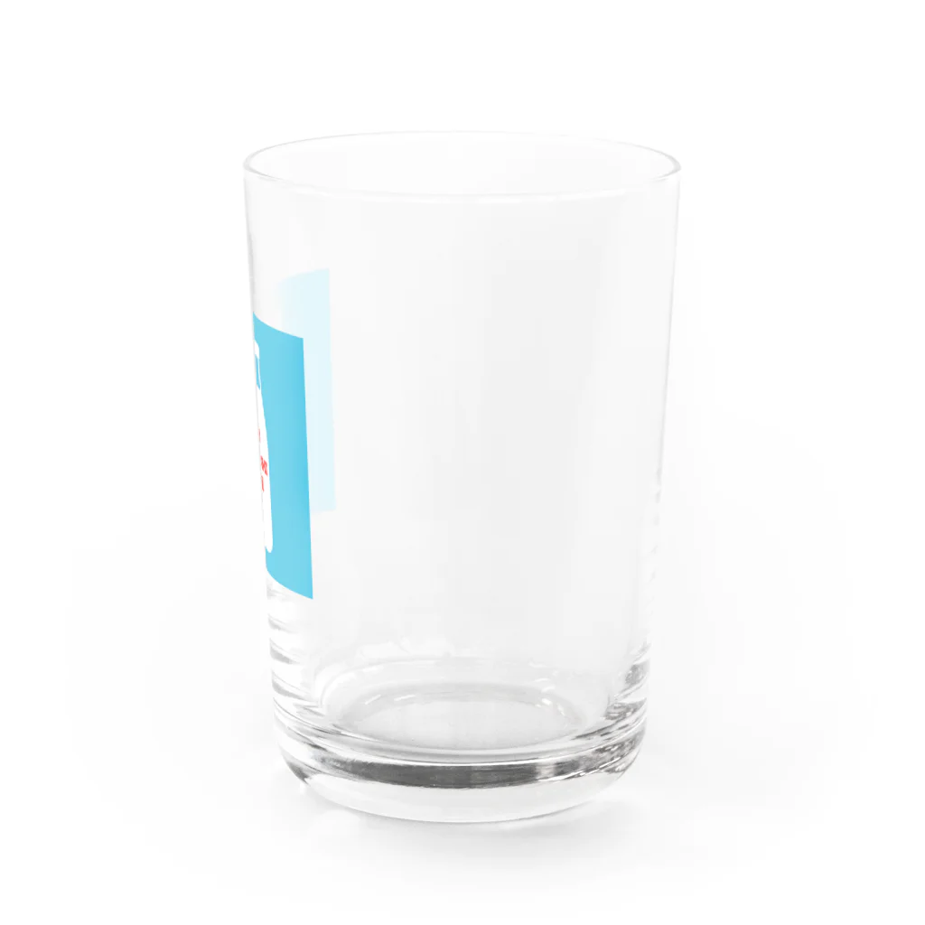 miyUSHIのmiyUSHI牛乳瓶BLUE Water Glass :right