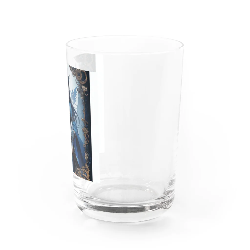 ZZRR12の「狐魔女の蒼き炎」 ： "The Azure Flames of the Fox Witch" Water Glass :right