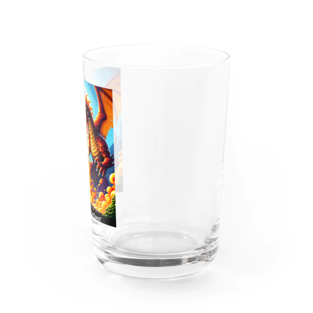 Pixel Questのドラゴンブレイズナイトティー Water Glass :right