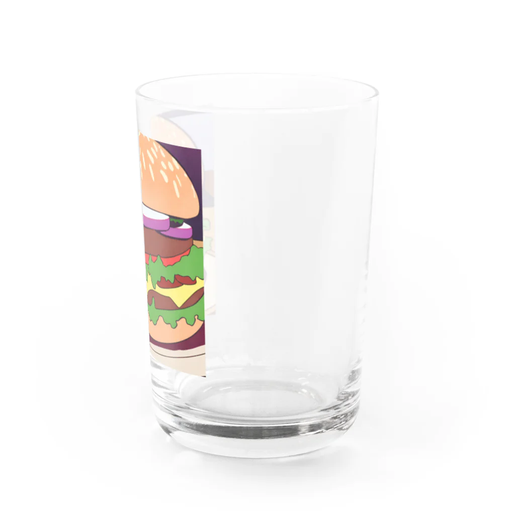 ブレイクスルーのバーガービック Water Glass :right