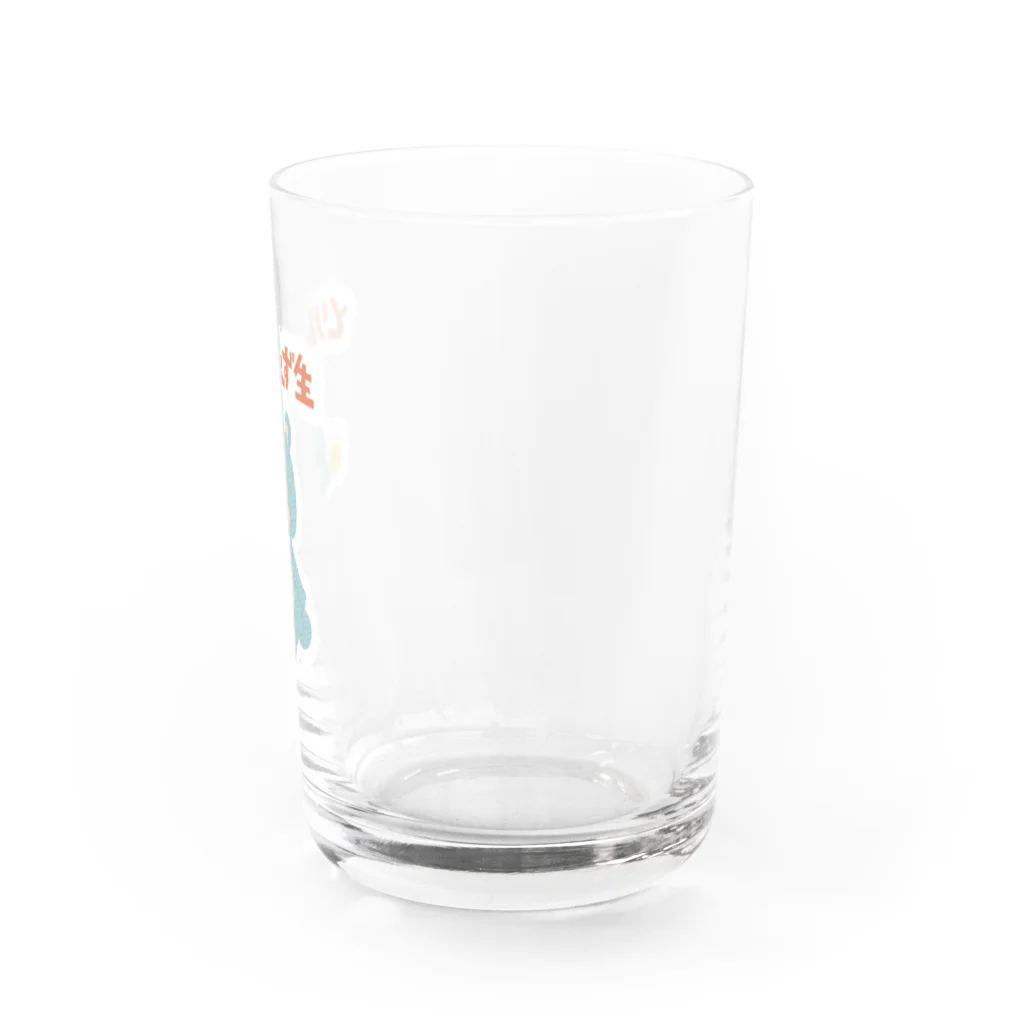 現代を生きるファンシーレトロ byののじるしのレトロファンシー「とりあえず生」 Water Glass :right