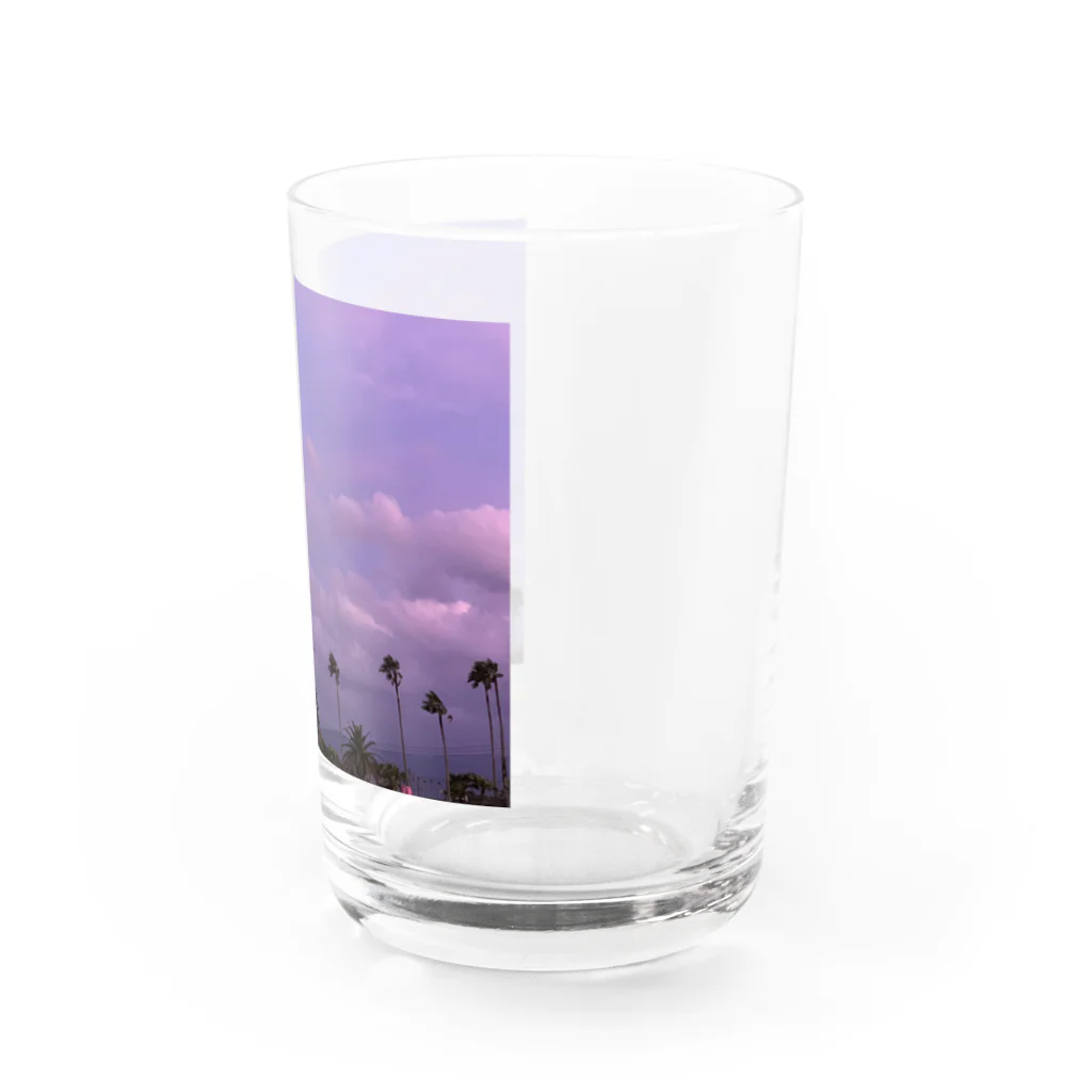 玉手箱の南国の冬空 Water Glass :right