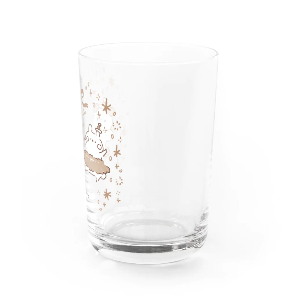 ＊momochy shop＊のちゃぷもちのクリスマス(ナチュラル) Water Glass :right