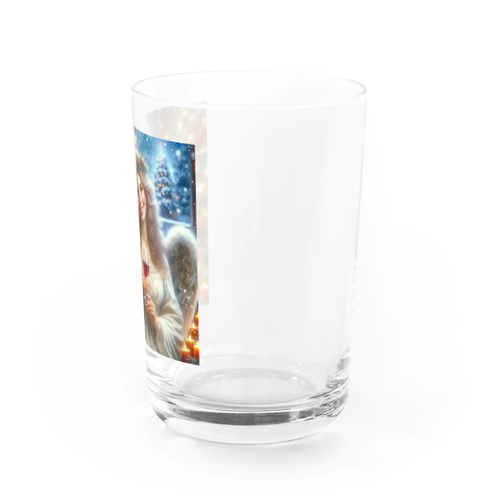 たまき工房の呑天使のクリスマス Water Glass :right