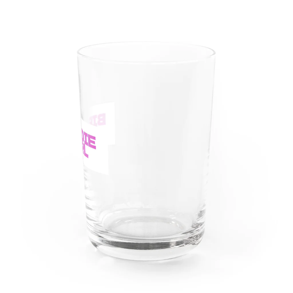 BIRDIE_GIRLのバーディーガールロゴ Water Glass :right