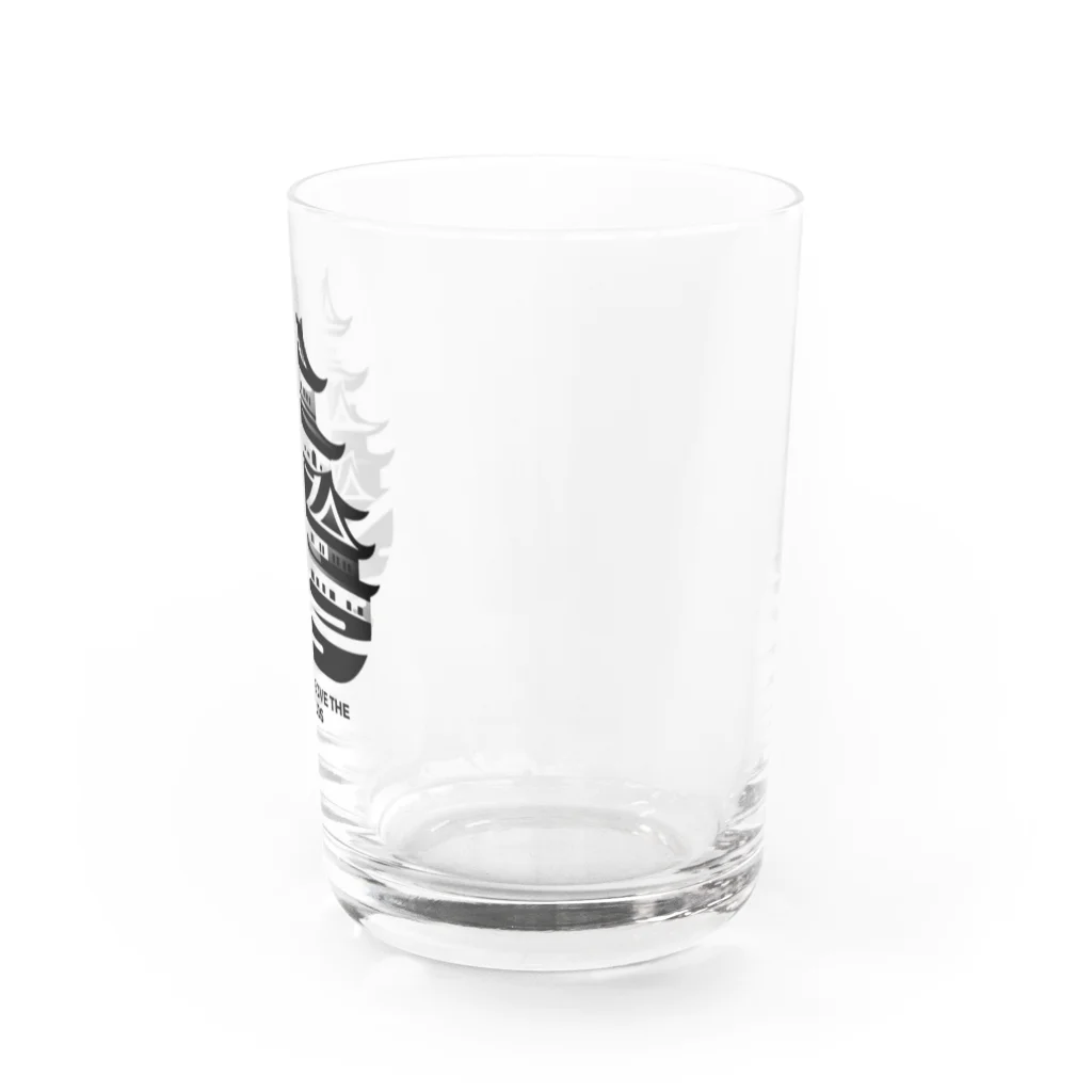 面白デザインショップ ファニーズーストアの雲上の城塞：日本オデッセイ Water Glass :right