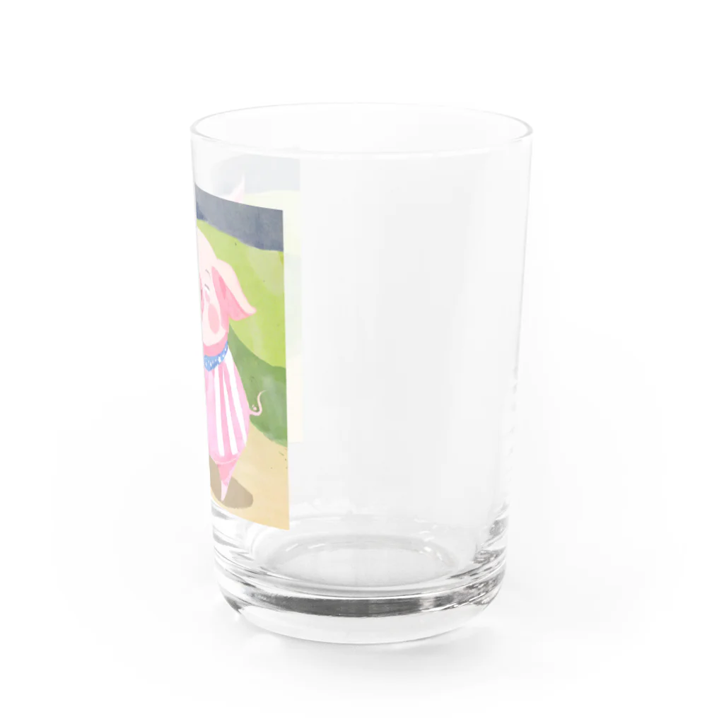 Yumexの豚のブーちゃん Water Glass :right