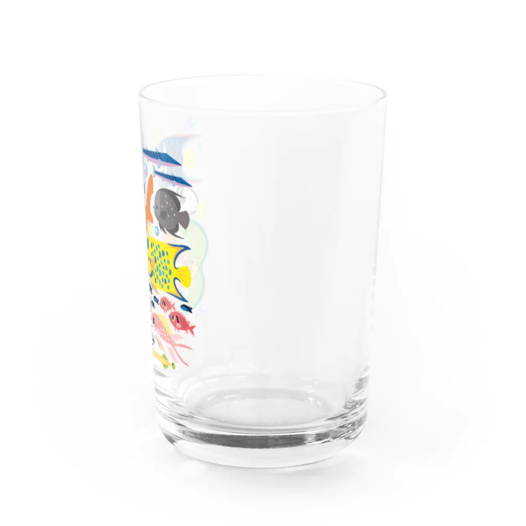 みなとまち層のキング&クイーンエンゼルフィッシュ Water Glass :right