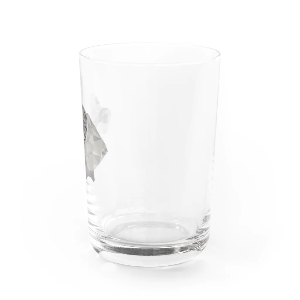 SHOP⊿ DELTAのpolygon-Dog ver.Silver Water Glass :right