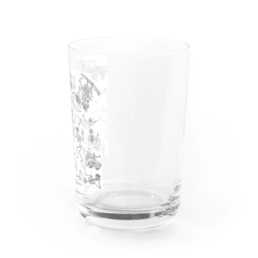 🍓いちご🍓のスカル☠️ビーチ Water Glass :right