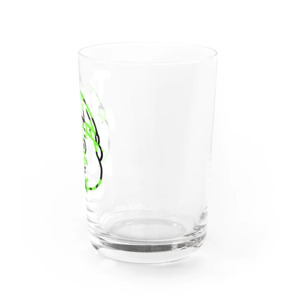 トクモリザウルスのトクモリザウルスグラス Water Glass :right