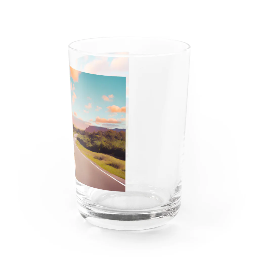 "Positive Thinking"のPositiveThinking Water Glass :right