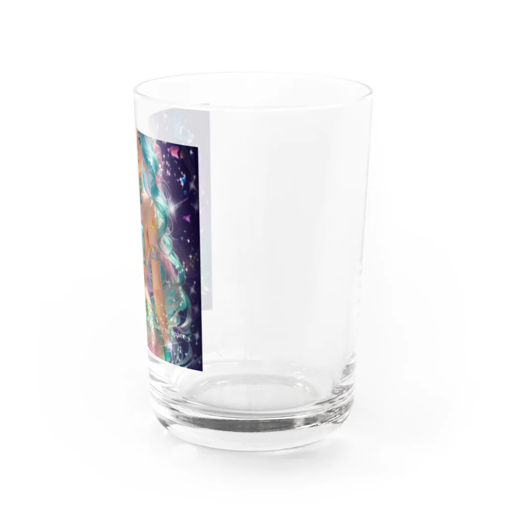 💖宇宙整体♪🌈♪こころからだチャンネル♪💖のConsciousness connects mind and body to space Water Glass :right