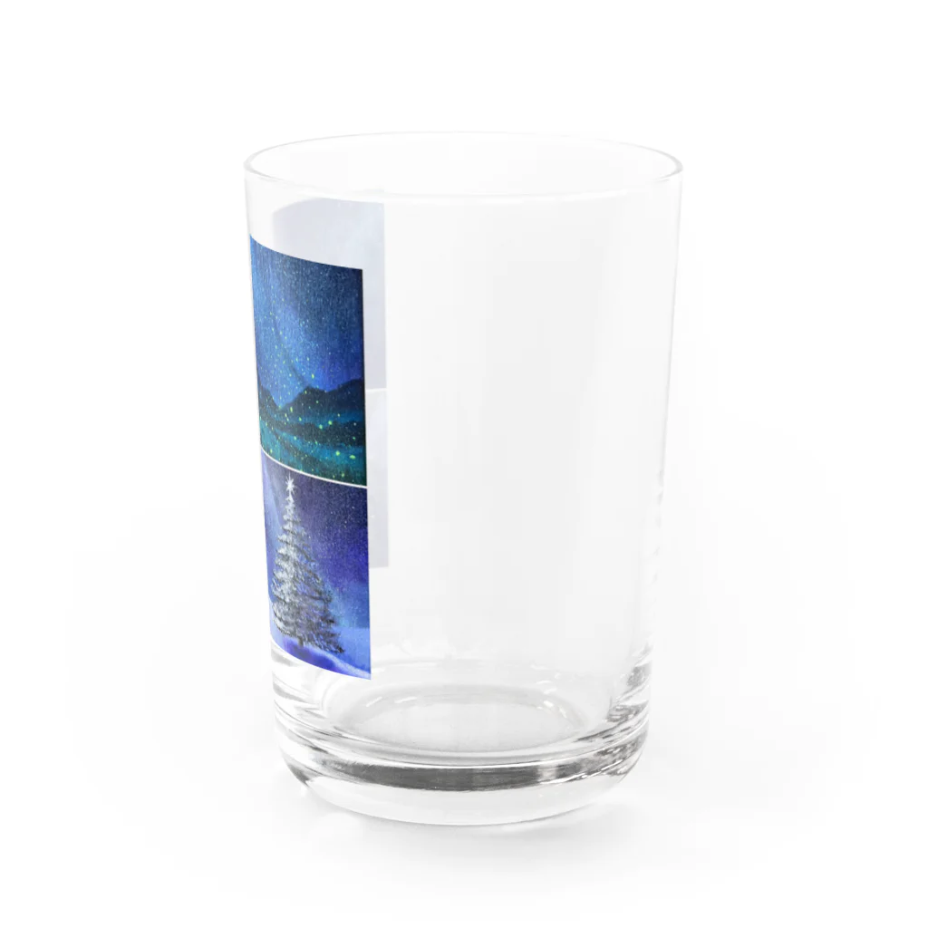 KEIKO's art factoryの「四季と星」の4部作 Water Glass :right