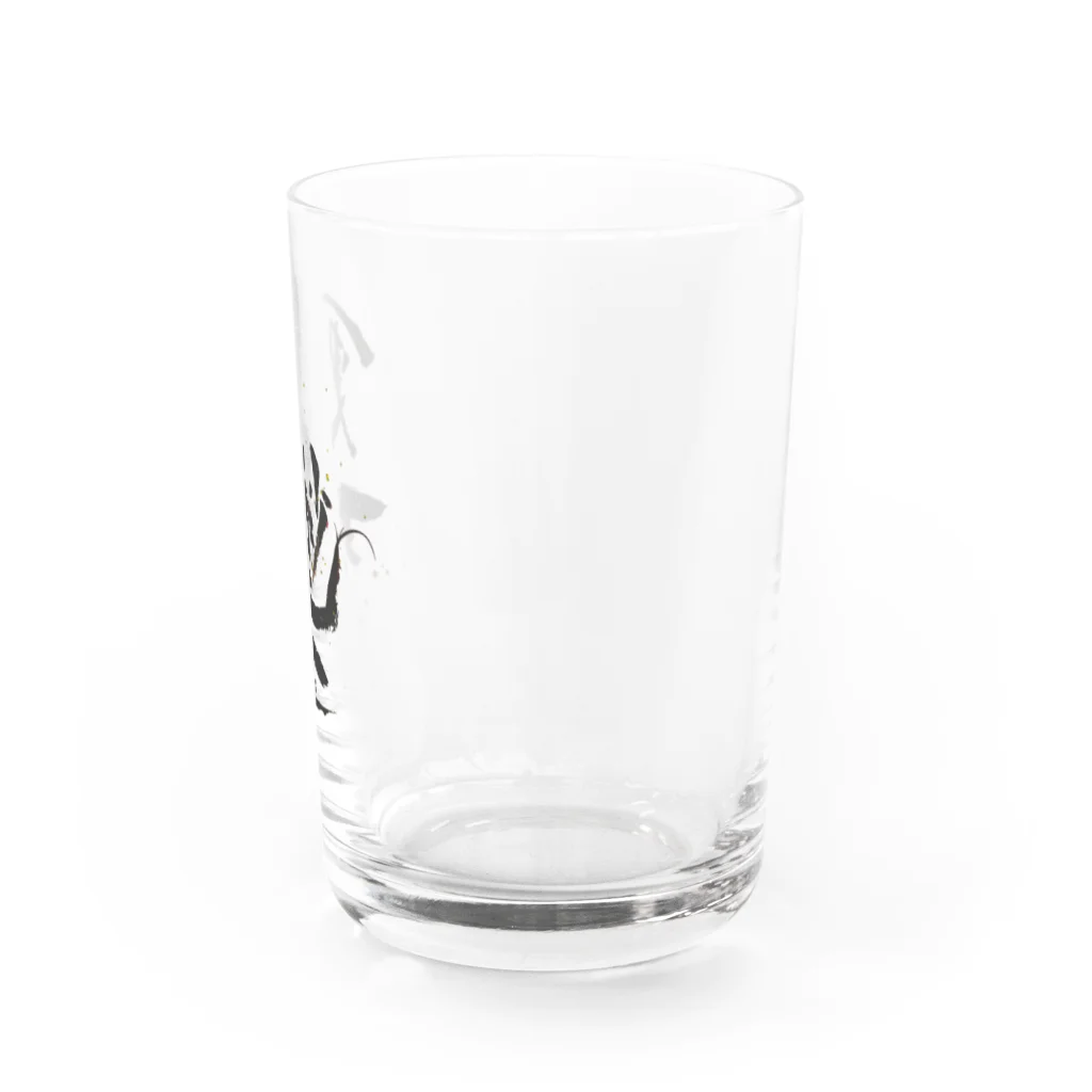 AquaVillageの【金魚・文字】シリーズ Water Glass :right