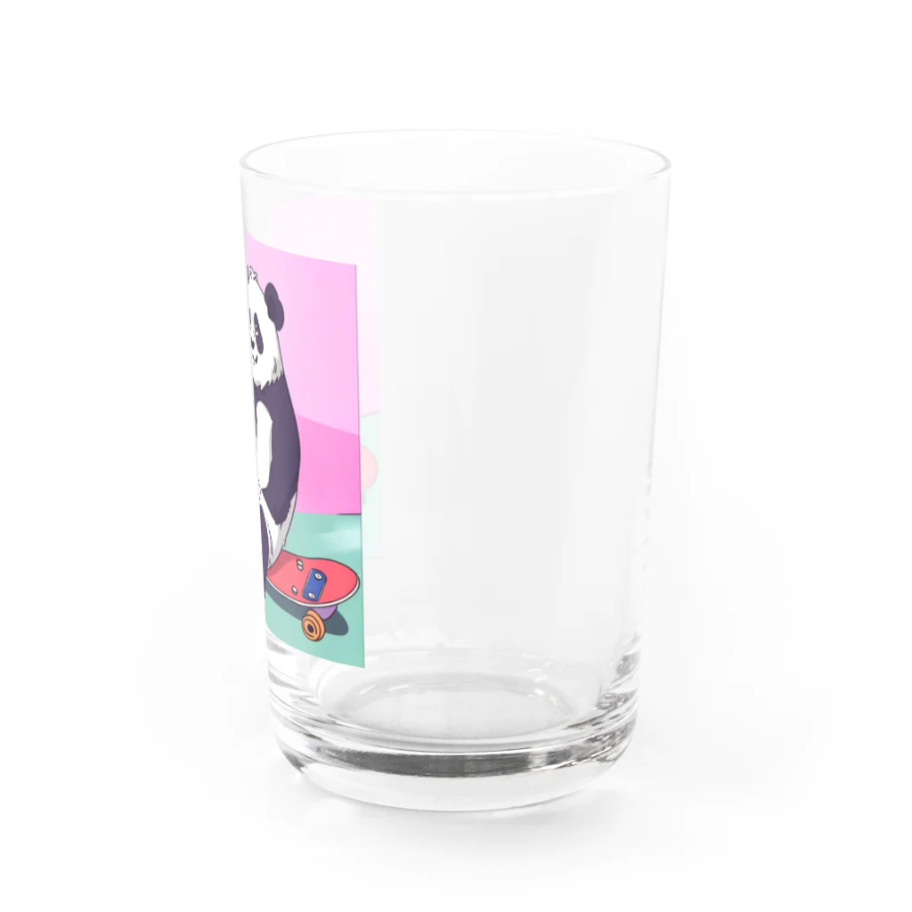 yacco-のお店のある日のぱんだ Water Glass :right