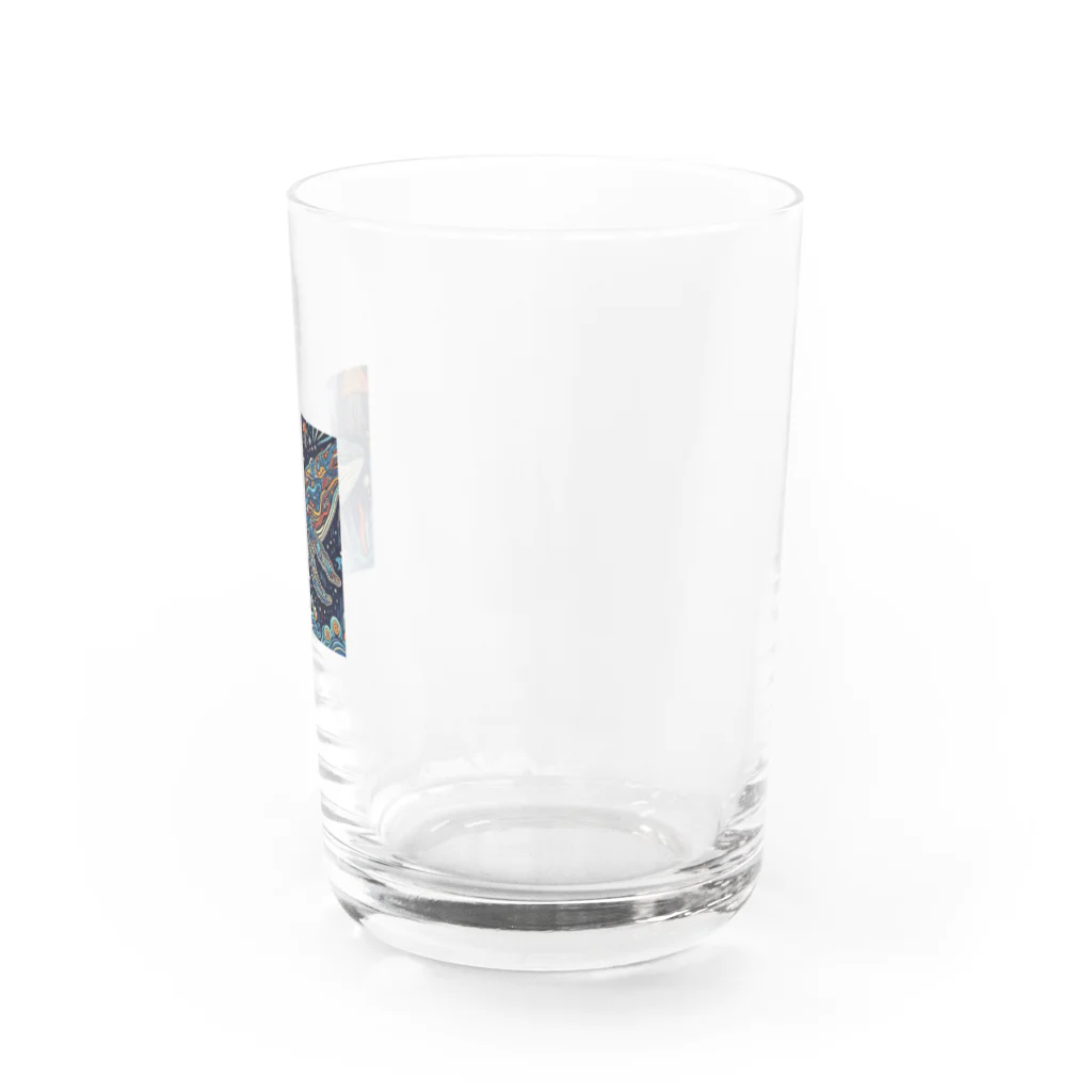 カエル2号のクジラ君 Water Glass :right