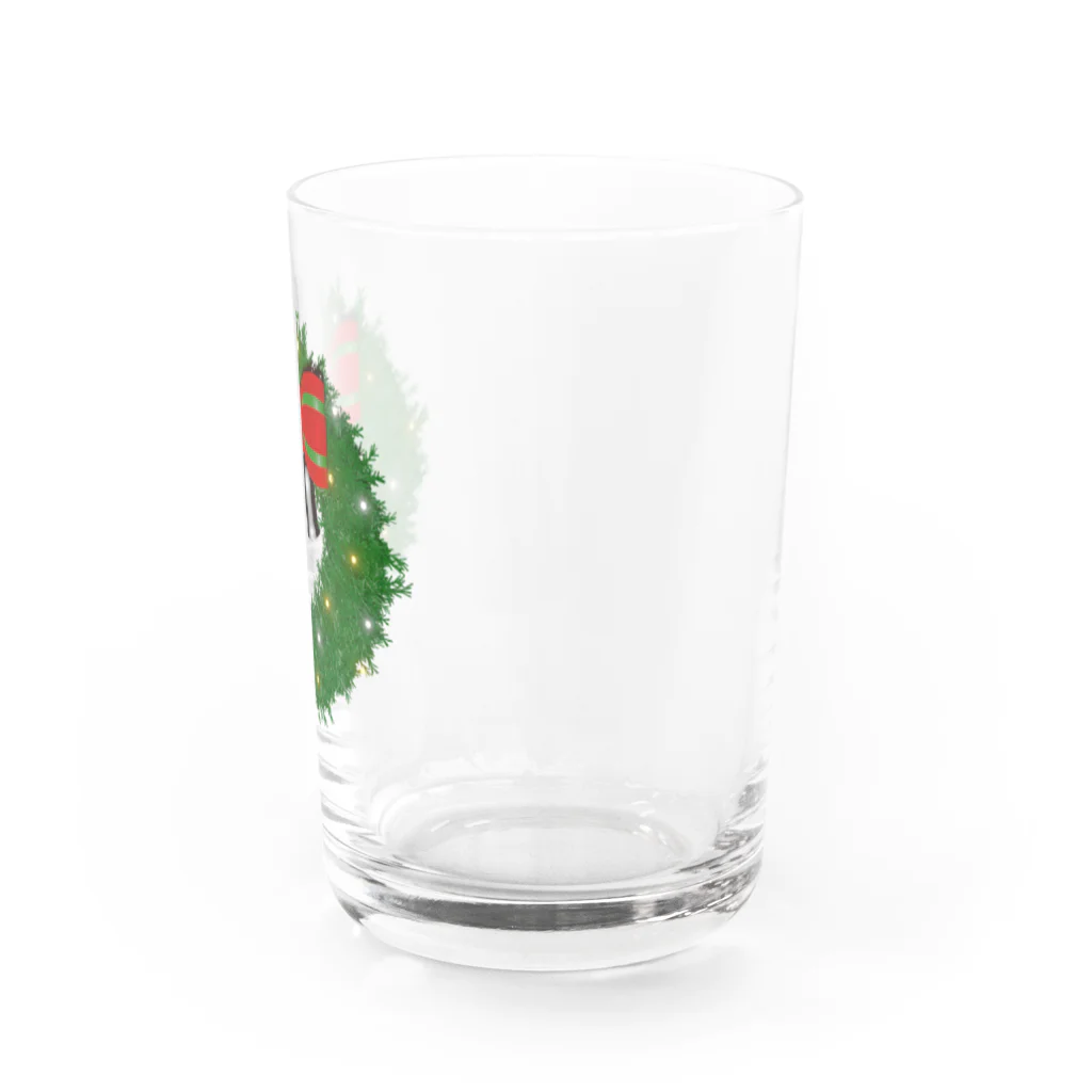 k-shopのクリスマスリース Water Glass :right